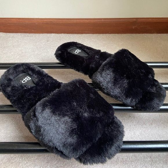 BP Women Livie Fluffy Plush Slippers - BRAND NEW - NWOB - Picture 7 of 8